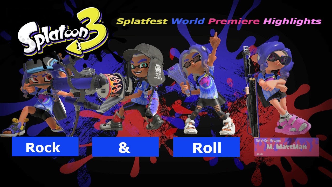 Rock and Roll | Splatoon 3: Splatfest World Premiere Highlights