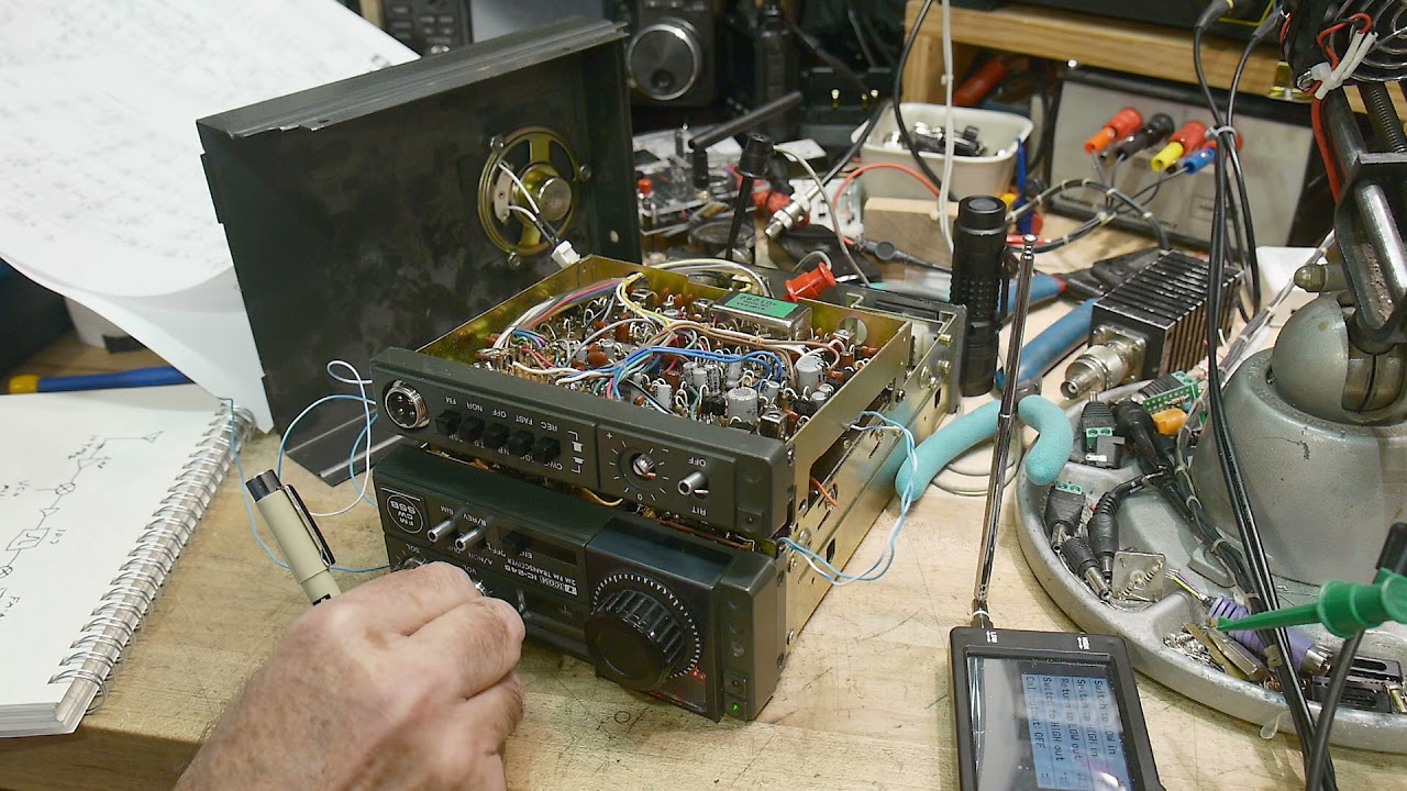 #951 ICOM IC-245 Repair Using TinySA RF Generator