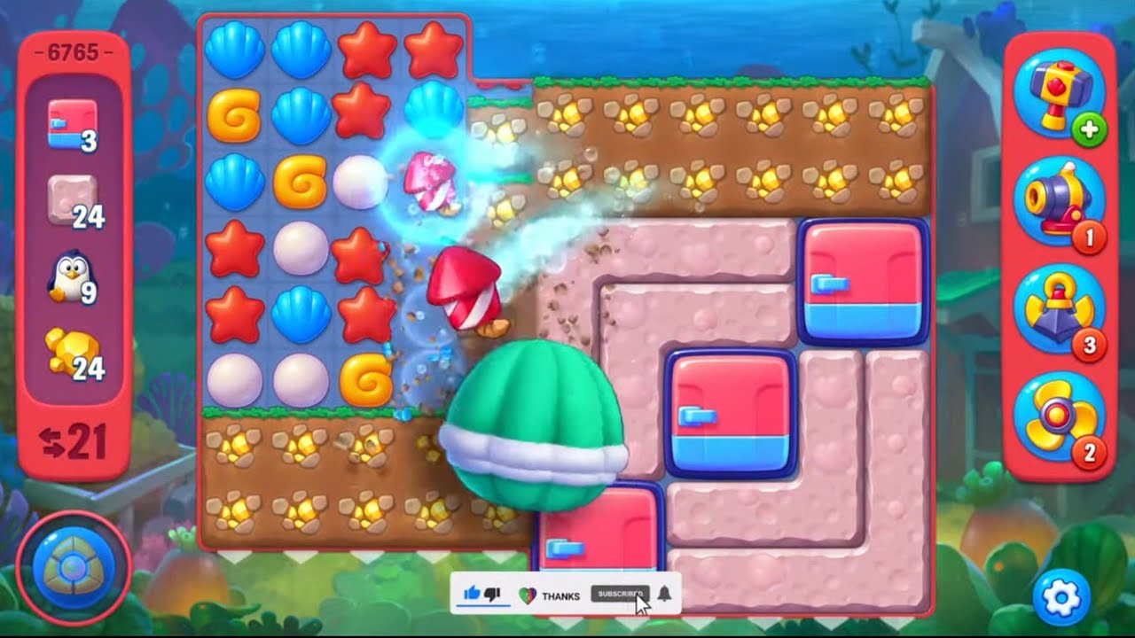 Fishdom lvl 6719-?🔥Gameplay #620