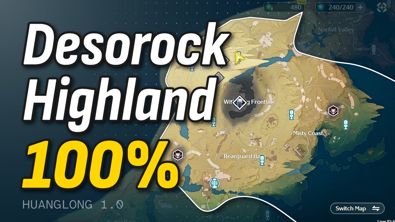 Desorock Highland 100% exploration guide