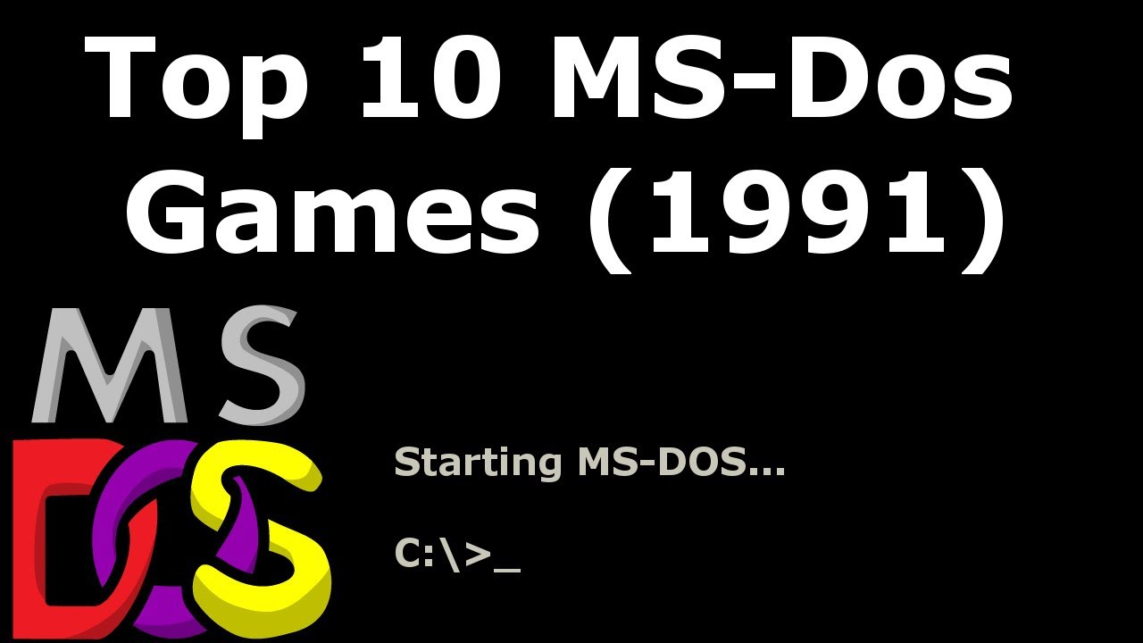 Top 10 MS-Dos Games (1991)