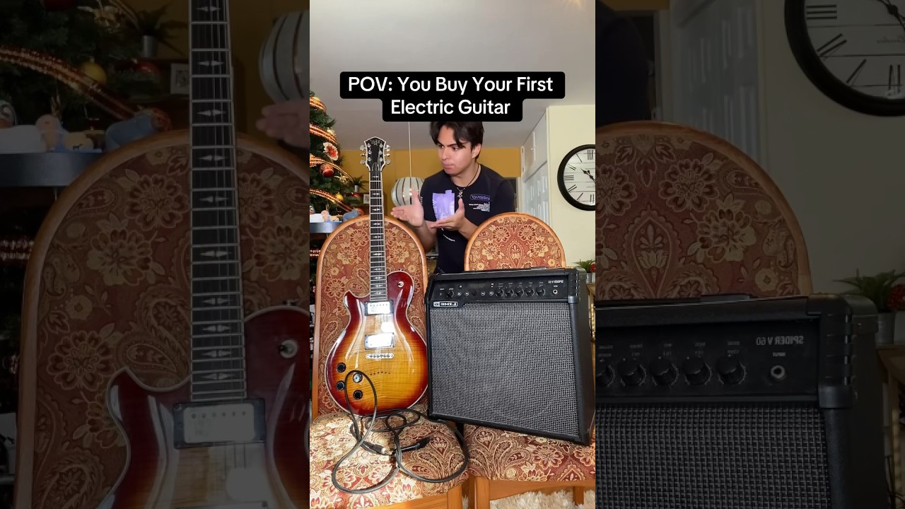 POV: Вы покупаете свою первую ЭЛЕКТРОГИТАРУ 🎸