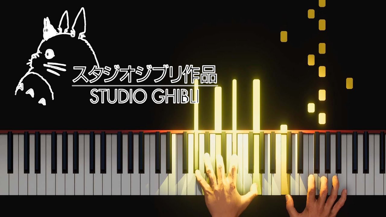 Studio Ghibli Medley Piano Synthesia Tutorial
