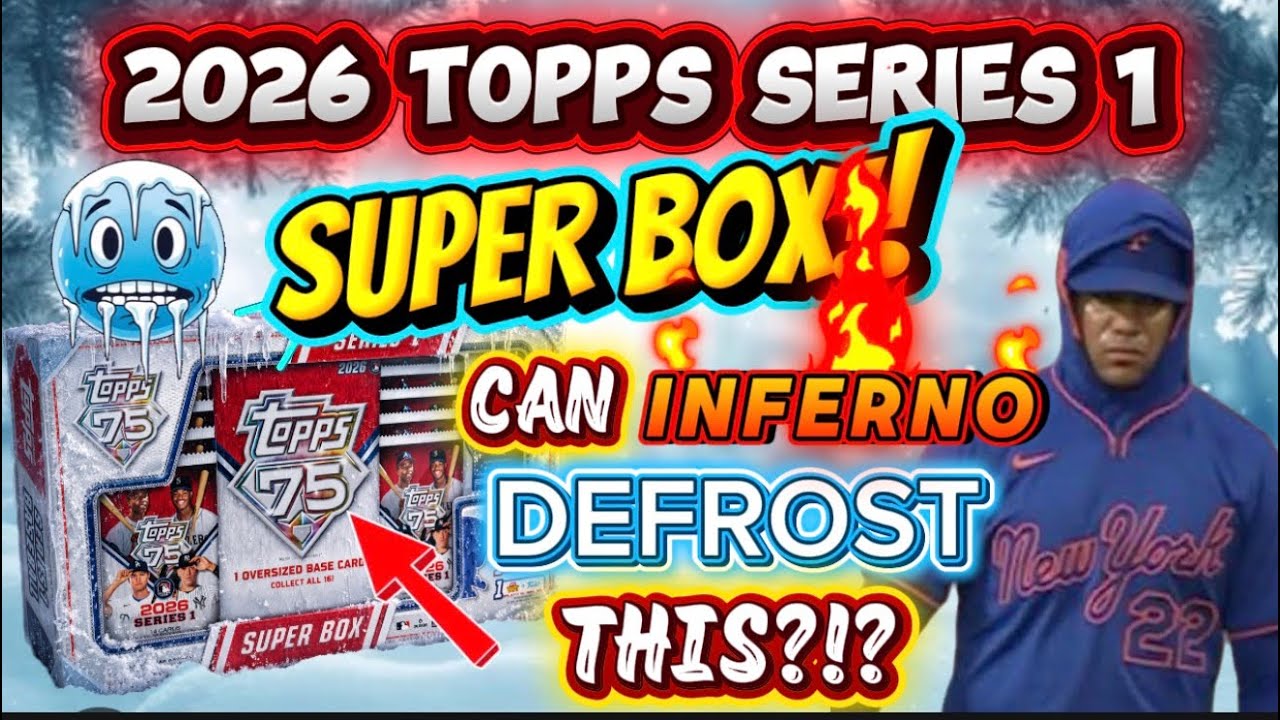 🚨2026 TOPPS SERIES 1 SUPER BOX! 🥶CAN THESE ICE COLD SUPER BOXES BE THAWED BY A RAGING INFERNO?!?🔥🔥
