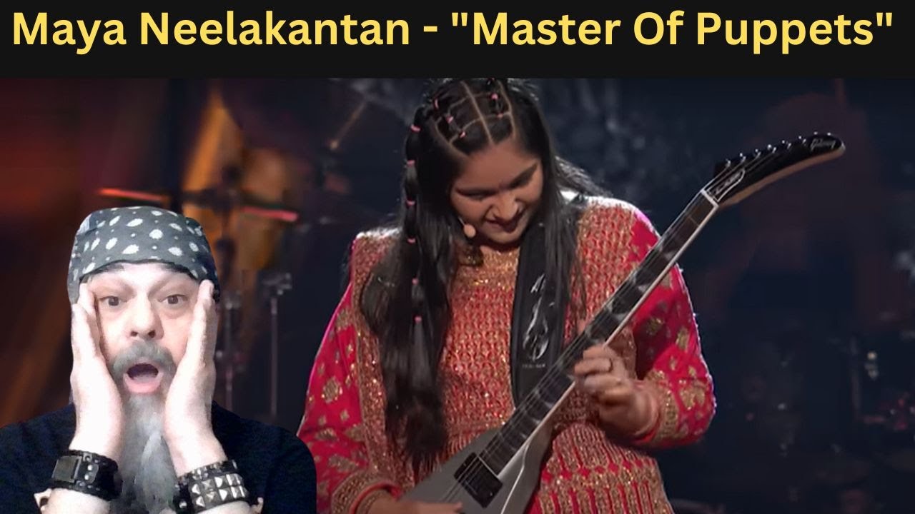 BLOWN AWAY BY THIS GIRL! -(REACTION) - 11-Year-Old Guitarist Maya Neelakantan - 