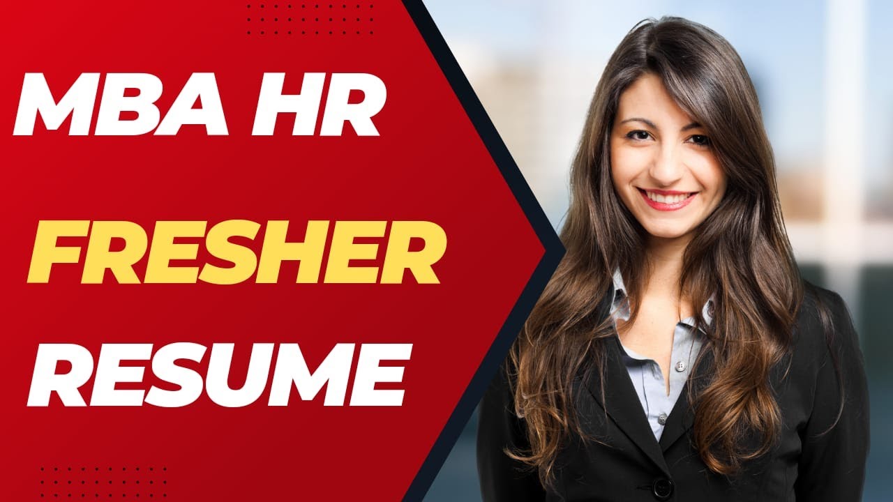 HR Fresher Resume कैसे बनाए | Resume of MBA HR Fresher | HR Fresher Resume | Resume for MBA PGDM |