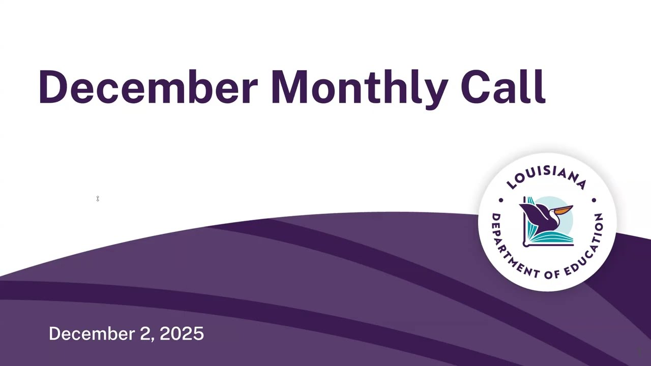 SFS - December Monthly Call - December 2, 2025