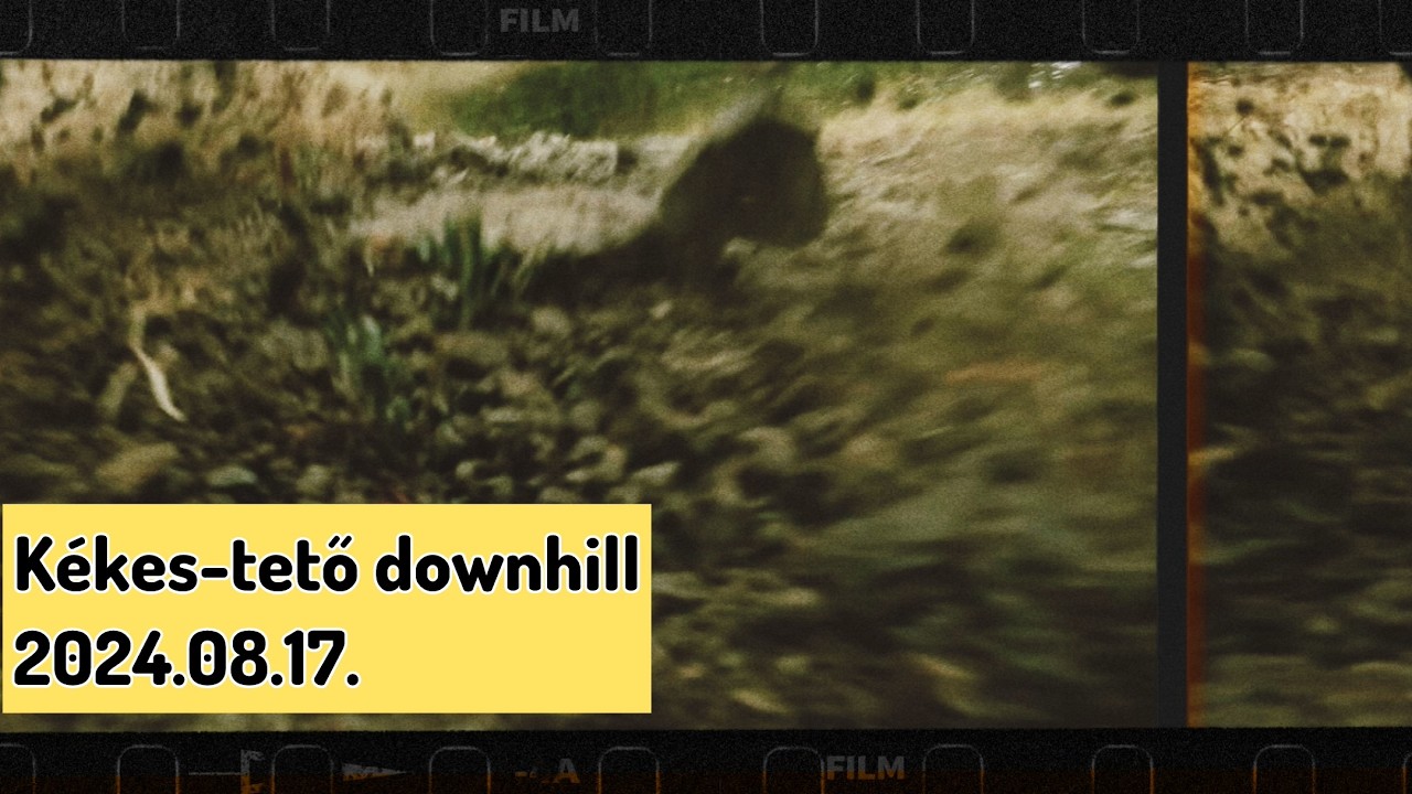 Kékes-tető downhill a rollerpályán