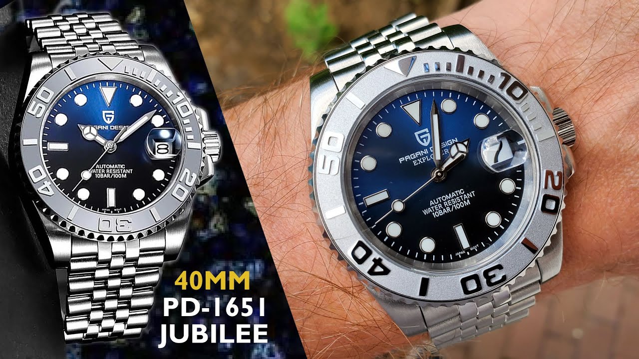 Rolex Yacht Master Alternative for under $150?  It's scary good.  Pagani Design PD-1651 on Jubilee.