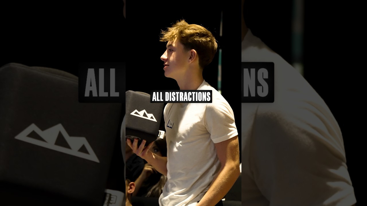Cutting out all distractions