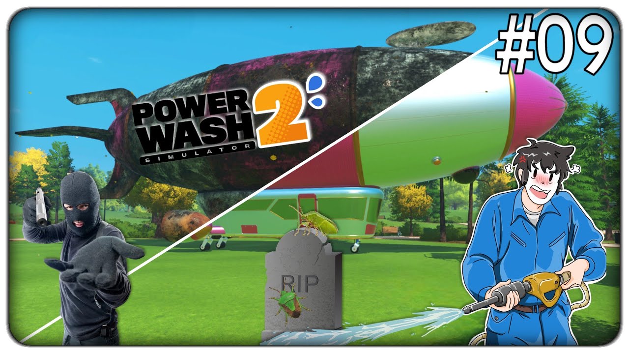 VI PARLO DELLE MIE VARIE FOBIE E PAURE MENTRE RIPULIAMO UN DIRIGIBILE | Powerwash Simulator 2 ep.09