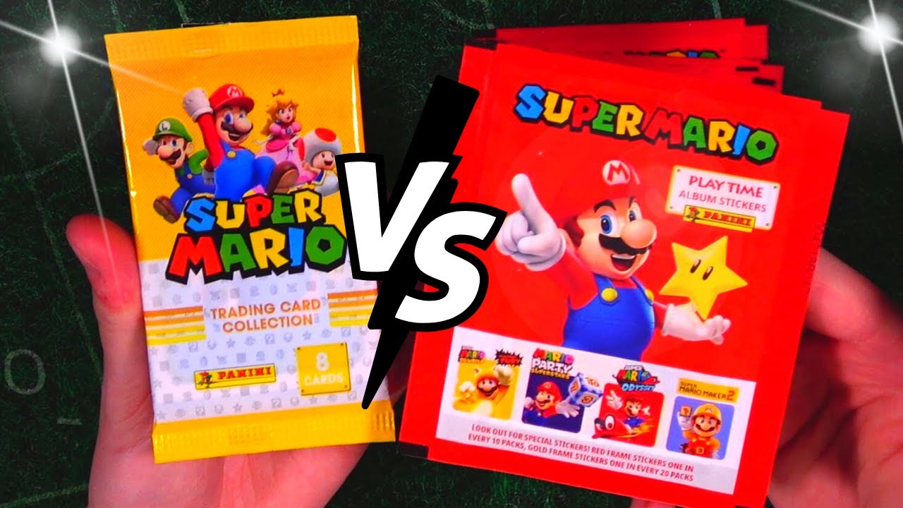 PANINI SUPER MARIO UNBOXING BATTLE 😱🔥