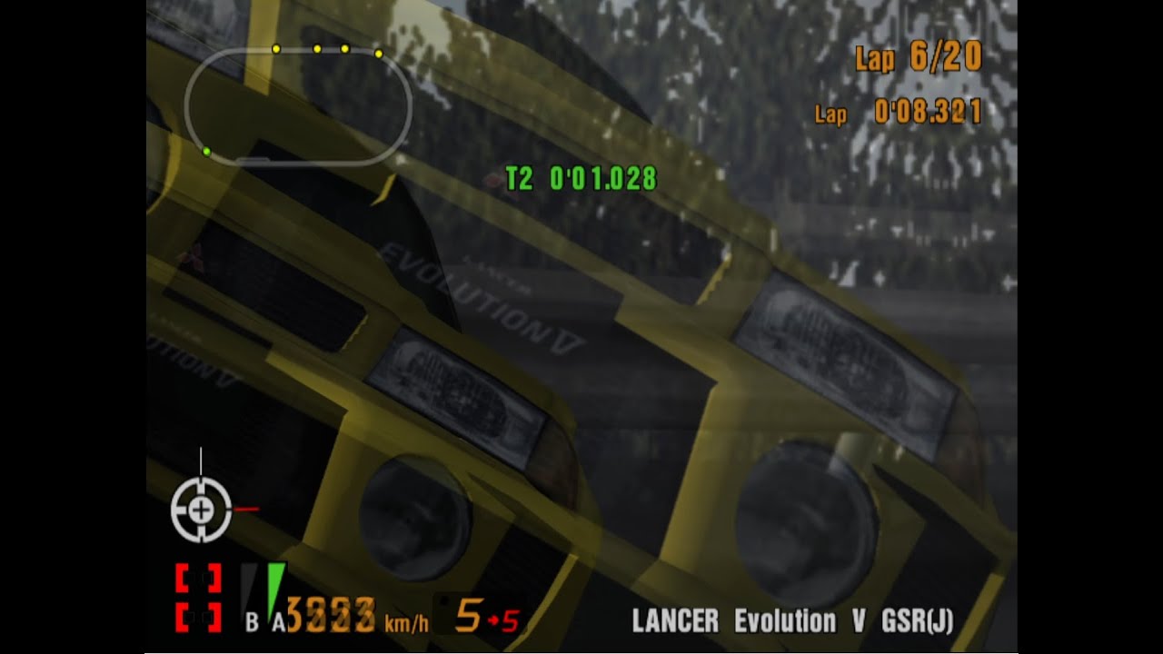 Yellow Evo - Like The Wind(Headphones warning) - Gran Turismo 3