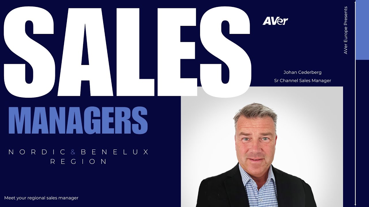 Meet the Team - Johan | AVer Europe