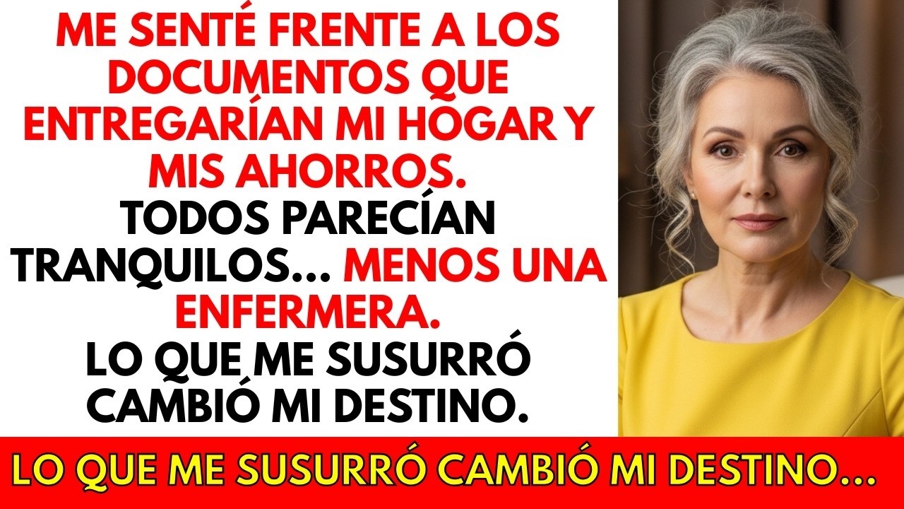 Iba a perder mi casa y todos mis ahorros… hasta que una enfermera me susurró la verdad