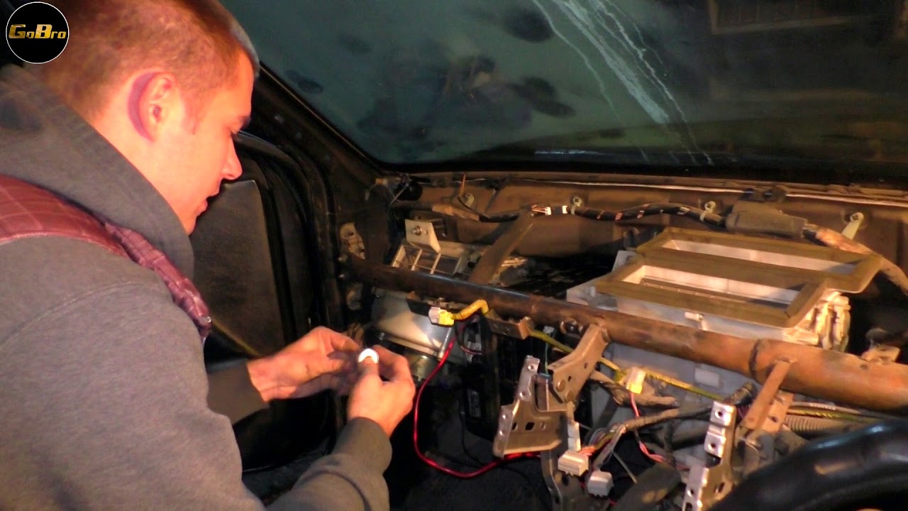 Nissan Primera P11 ремонт печки   (  часть 2 )