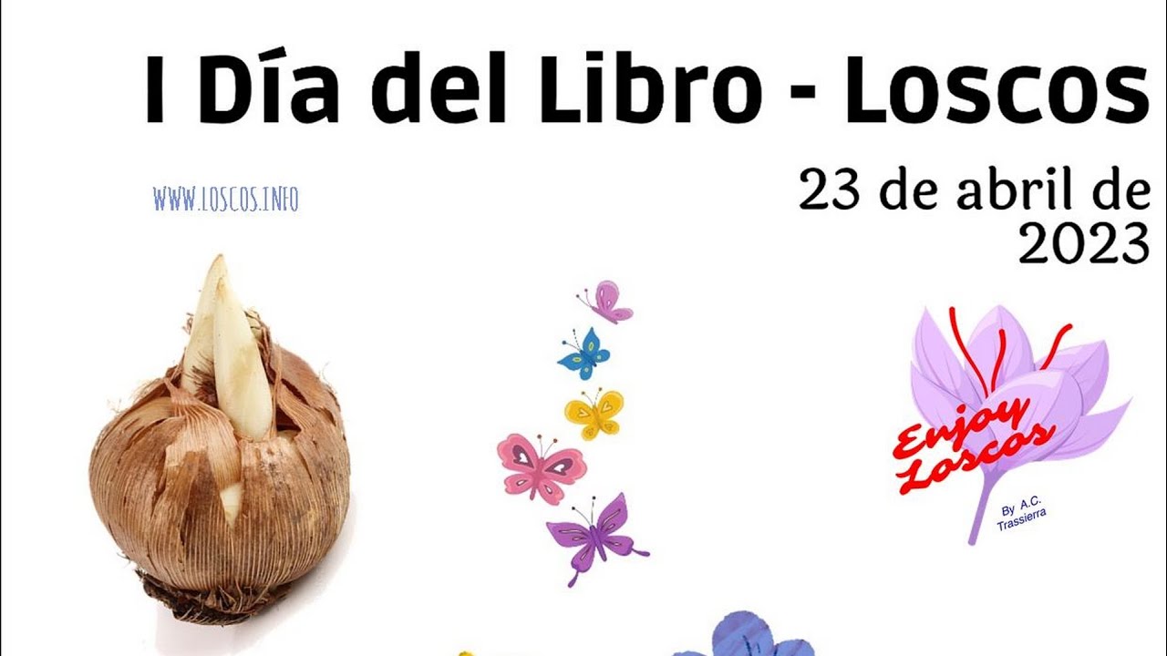 Día del Libro 2023. Loscos (Teruel). A. C. Trassierra. #EnjoyLoscos
