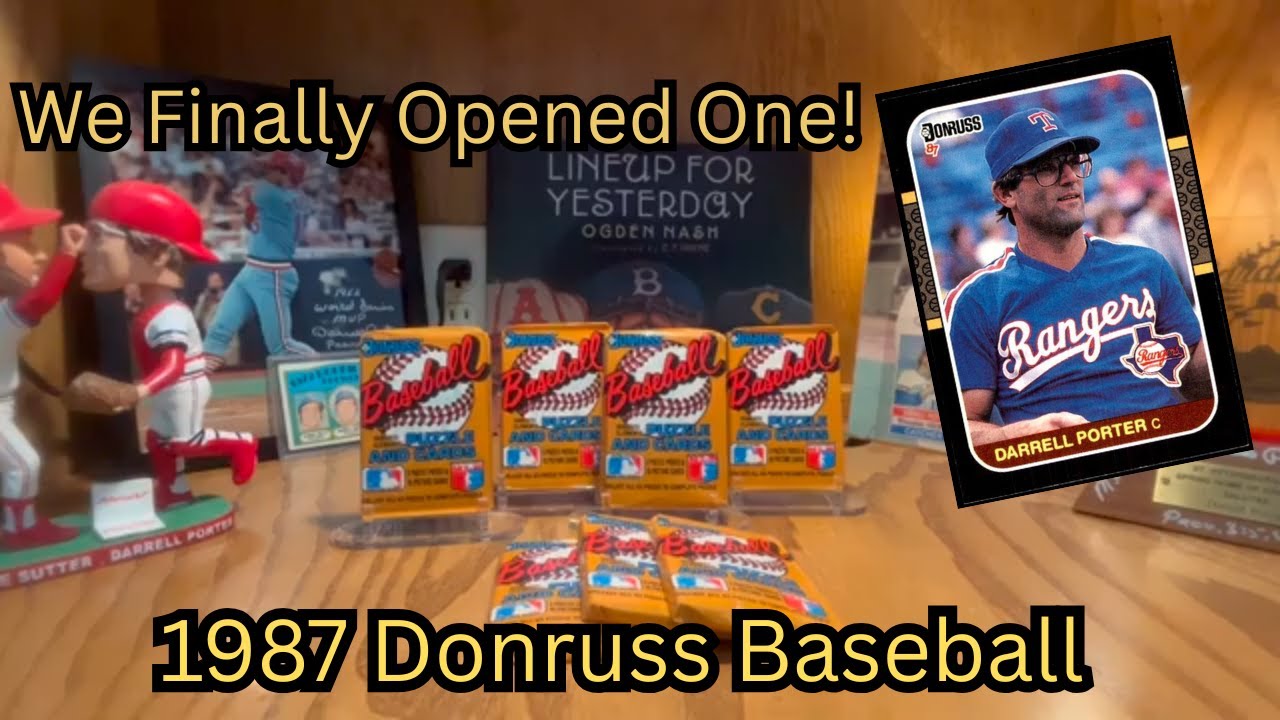 We Finally Opened One! We Open a Ton of 1987 Donruss Baseball Cards packs and IT FINALLY HAPPENED!
