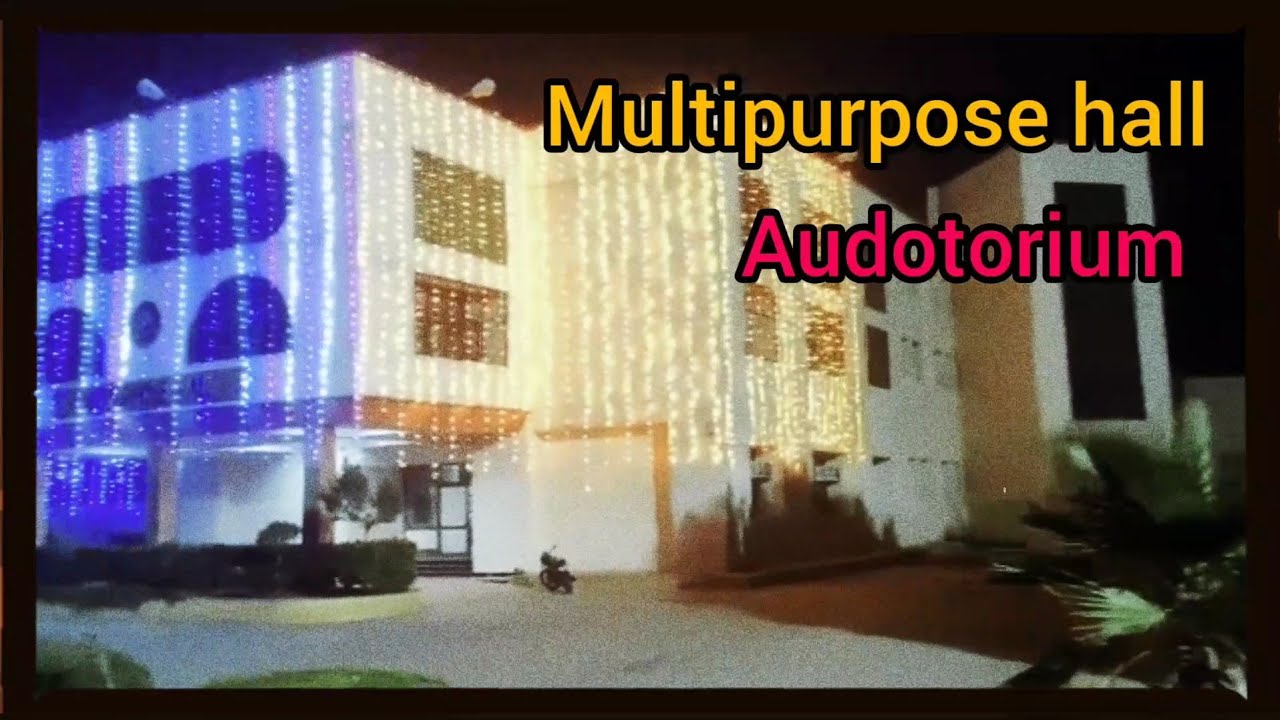 Cdlu campus night view #cdlusirsa #cdlu  #sirsa herbal park and multipurpose hall #auditorium
