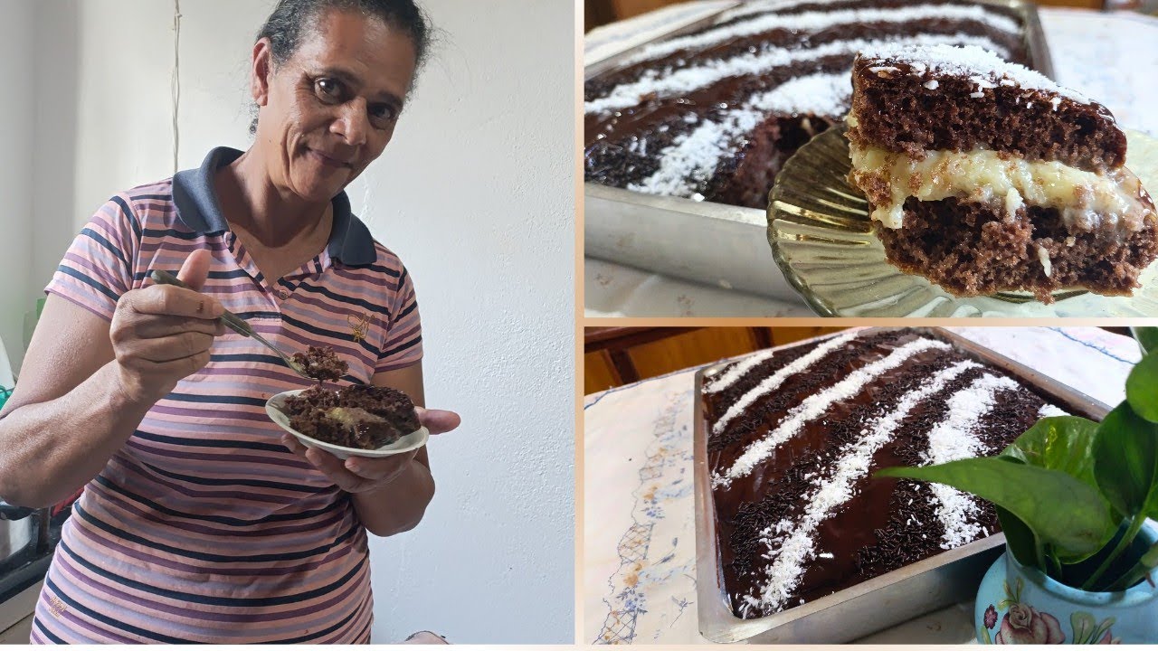 Dia doce: fizemos um bolo de prestígio incrível