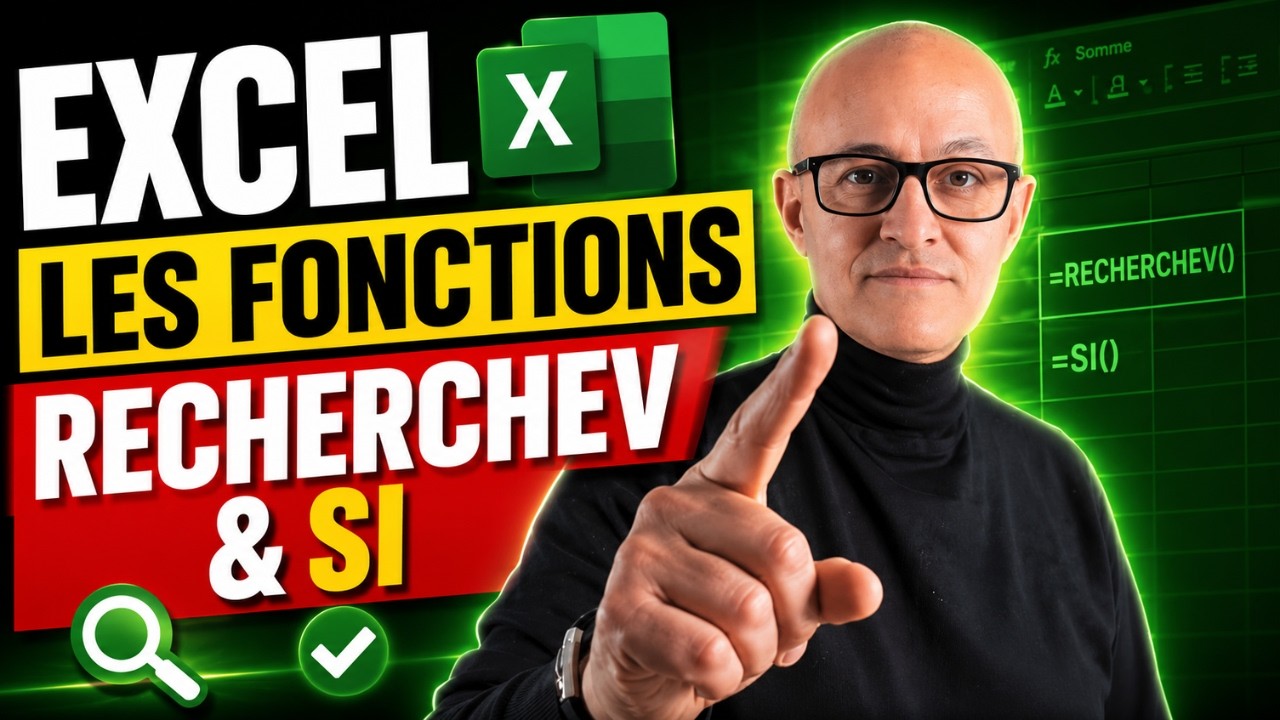 Formule RECHERCHEV + SI | Devenez un Pro Excel !🎯