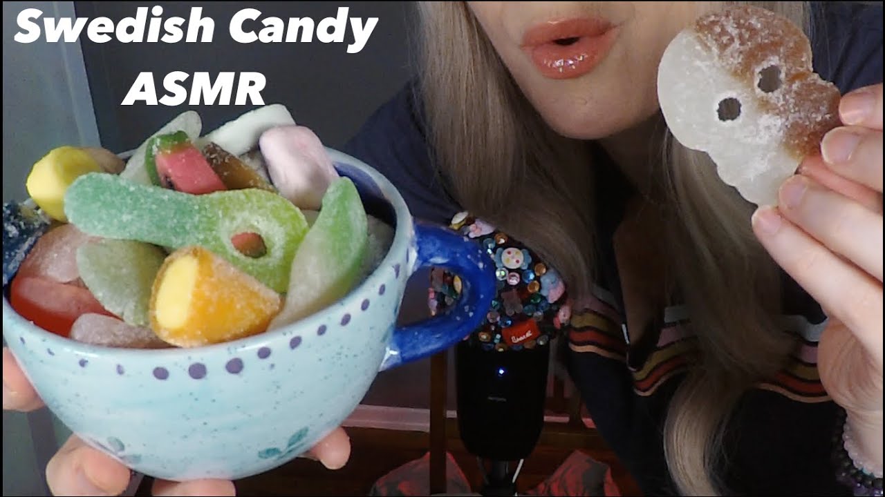 ASMR SWEDISH CANDY Mukbang & Review | Whispered