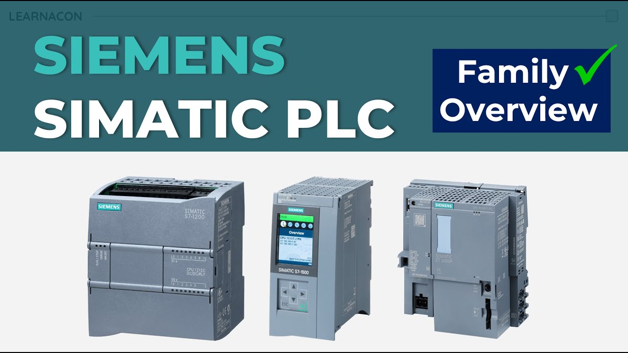 Представляем ПЛК Siemens за 5 минут: S7-1200, S7-1500 и ET200SP.