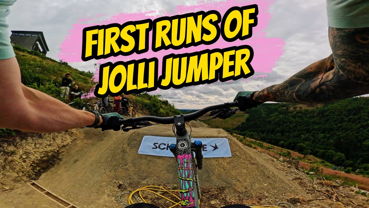 First runs on the NEW JOLLI JUMPER at Winterberg #jollijumper #winterberg