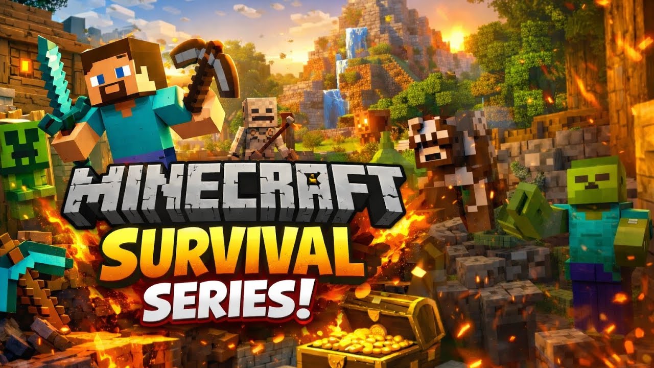 Minecraft Bedrock Survival LongPlay