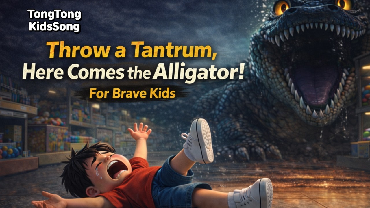 If You Throw a Tantrum, the Crocodile Comes! 🐊 Brave Kids Edition | Fun Song | TongTong Kids Song
