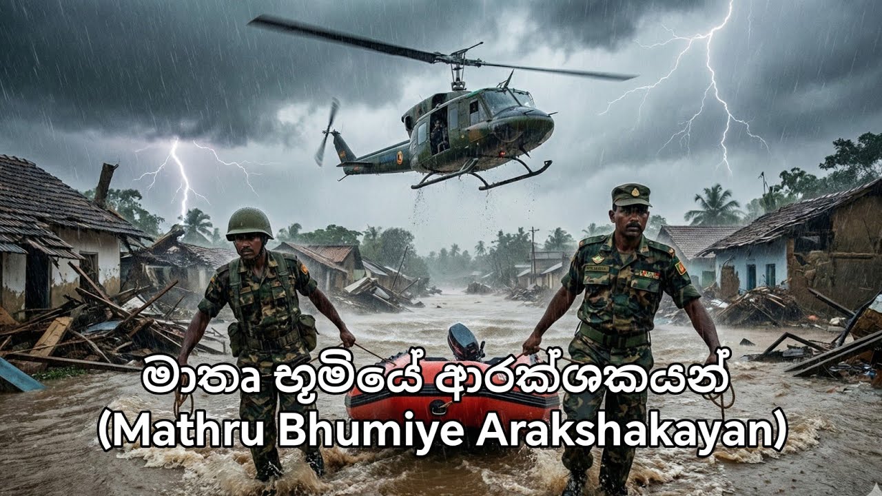 මාතෘ භූමියේ ආරක්ශකයන්(Mathru Bhumiye Arakshakayan | ගංවතුරින් ජනතාව බේරාගත් රණවිරුවන්ට පුදන ගීතය
