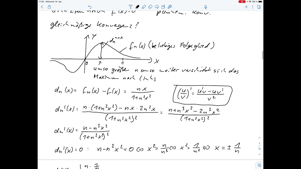 &Uuml;bungsblatt3 Aufgabe 1b und c (Master) &ndash; Funktionenfolgen