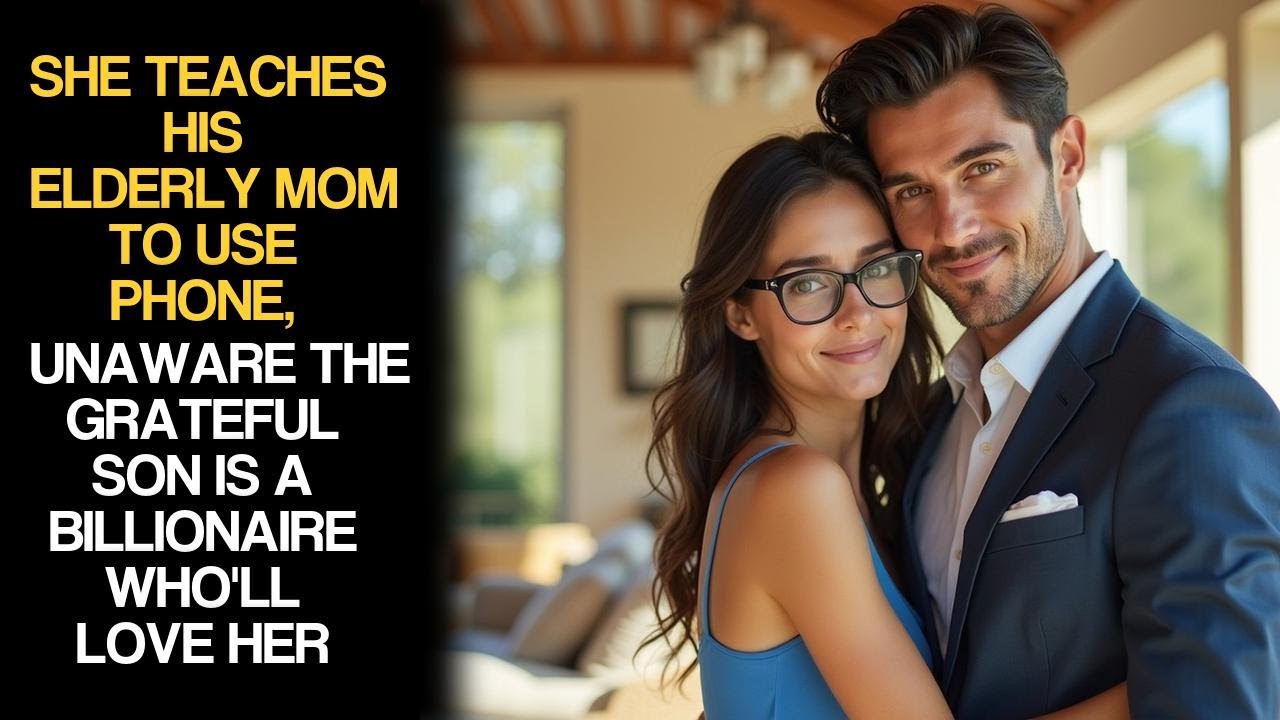 She Teaches His Elderly Mom To Use Phone, Unaware The Grateful Son Is A Billionaire Who'll Love Her