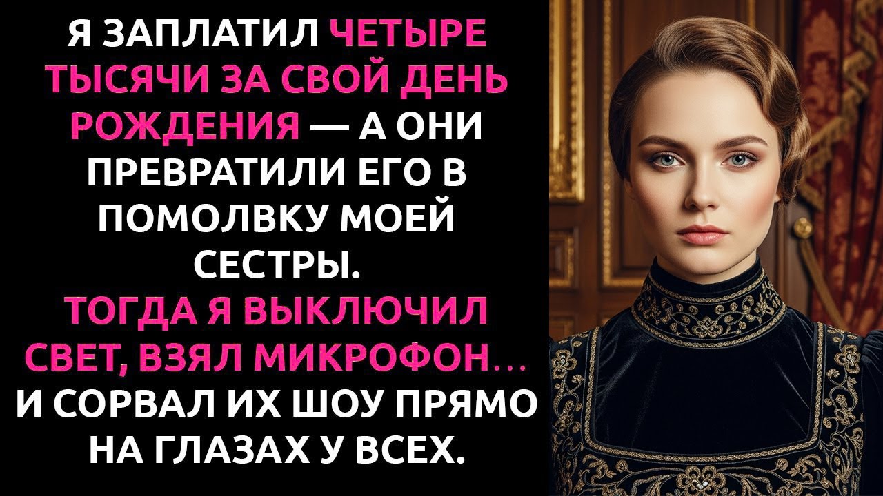 Мой день рождения за $4000 превратили в ЧУЖУЮ ПОМОЛВКУ. Я не промолчал