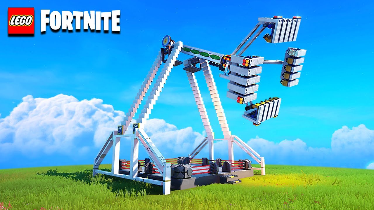 LEGO Fortnite Tutorial | Amusement Park | KMG Freak Out (Pendulum Ride)