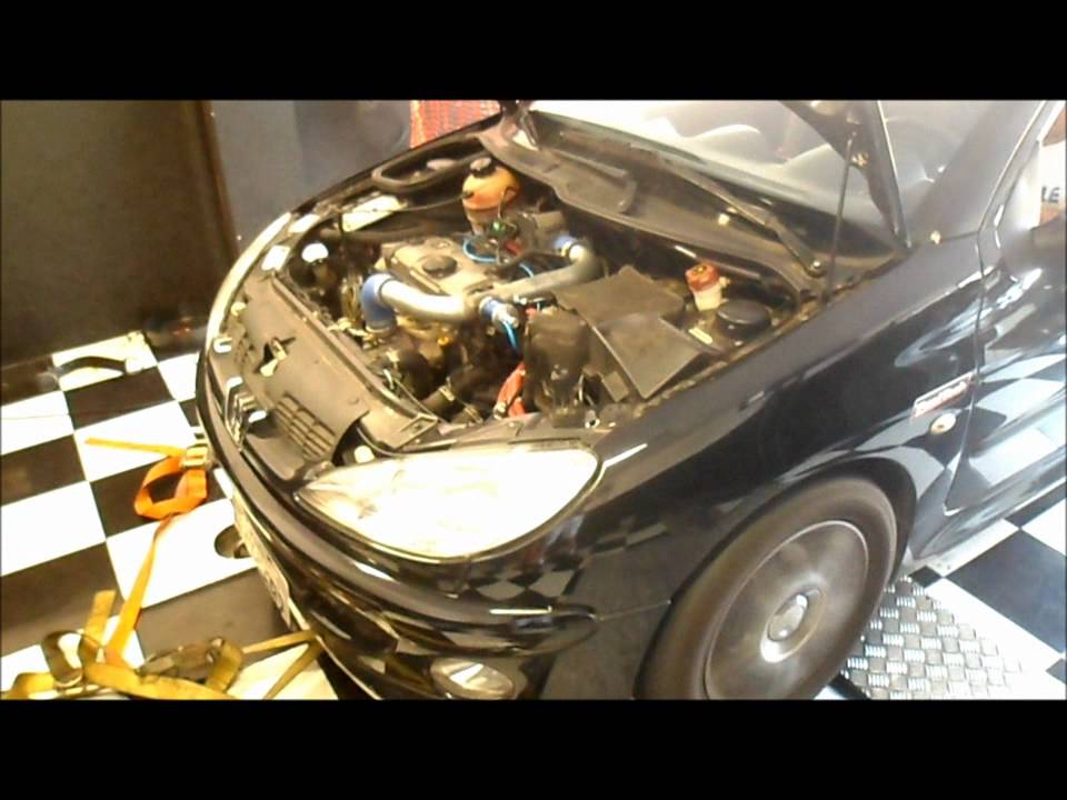 Peugeot 206 1.4 8v Turbo no dyno.