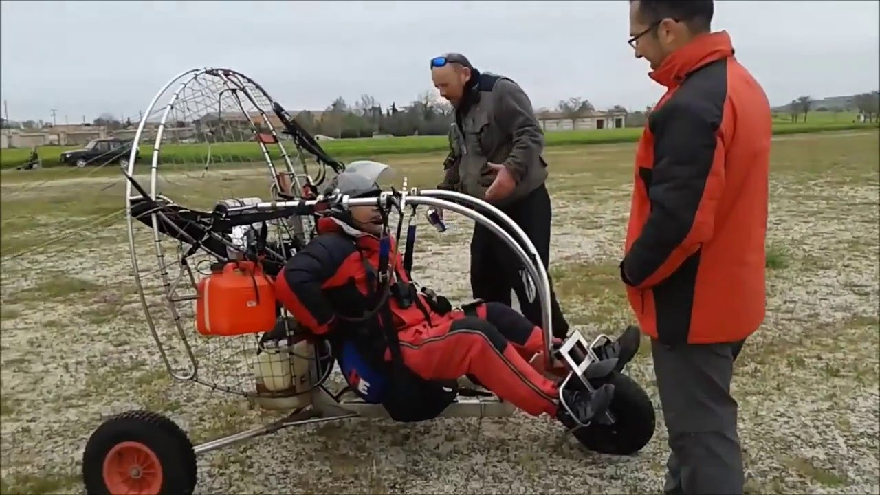 Ruta MadridChiclana en paramotor
