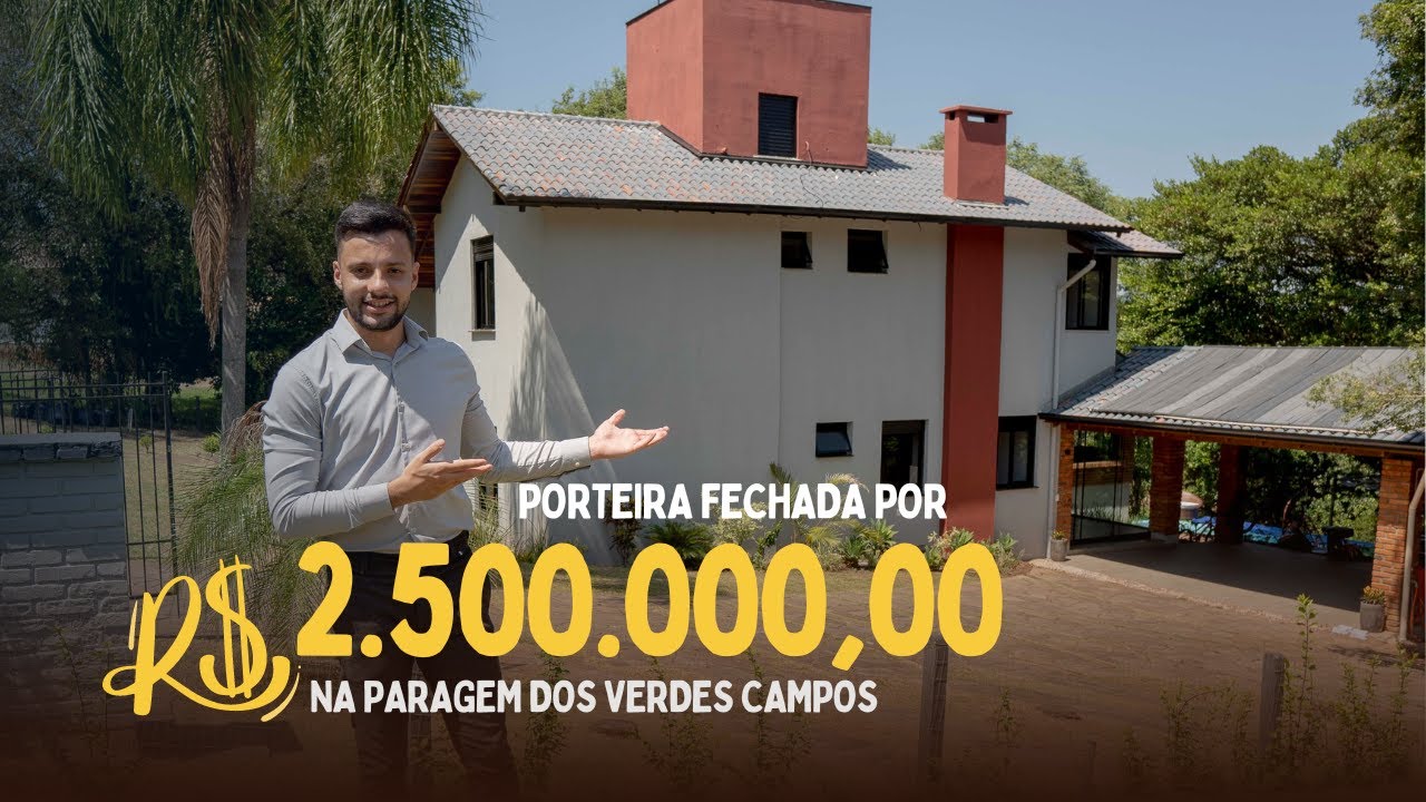 CASA ESPETACULAR POR R$ 2.500.000 NO CONDOMÍNIO PARAGEM DOS VERDES CAMPOS