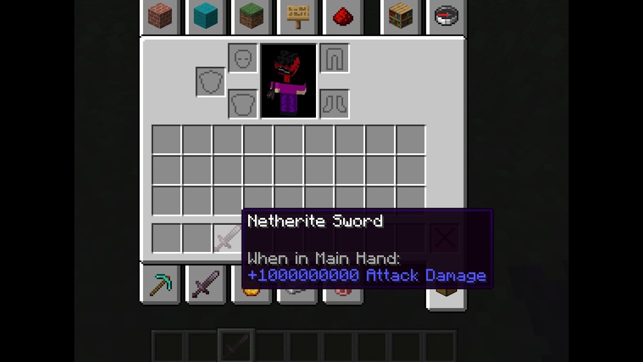How to make a sword that does 1,000,000,000 (1 Billion) damage!  (Java 1.21)