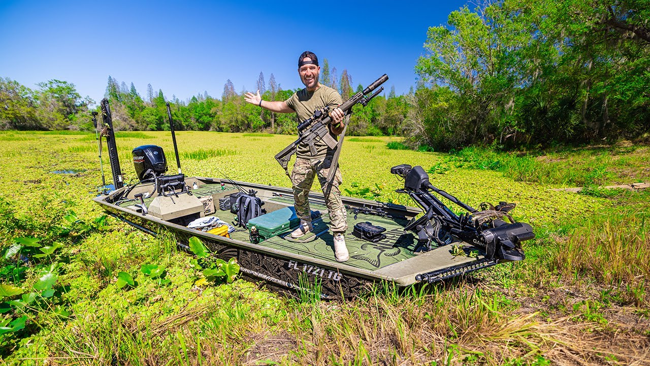 Exploring SWAMP on ABANDON Gun Range Property!! (we got shot at....)