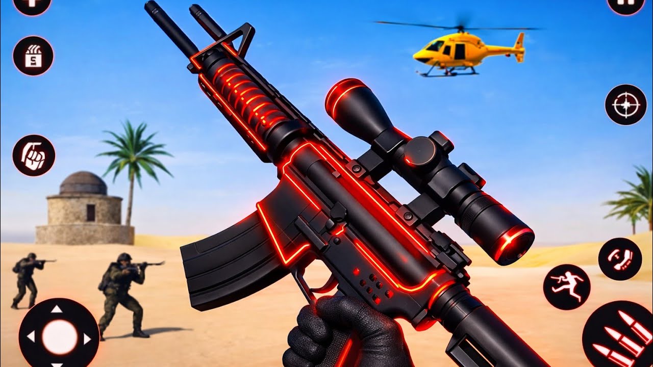 FPS Robot Shooter Strike Anti-Terrorist Shooting Android GamePlay