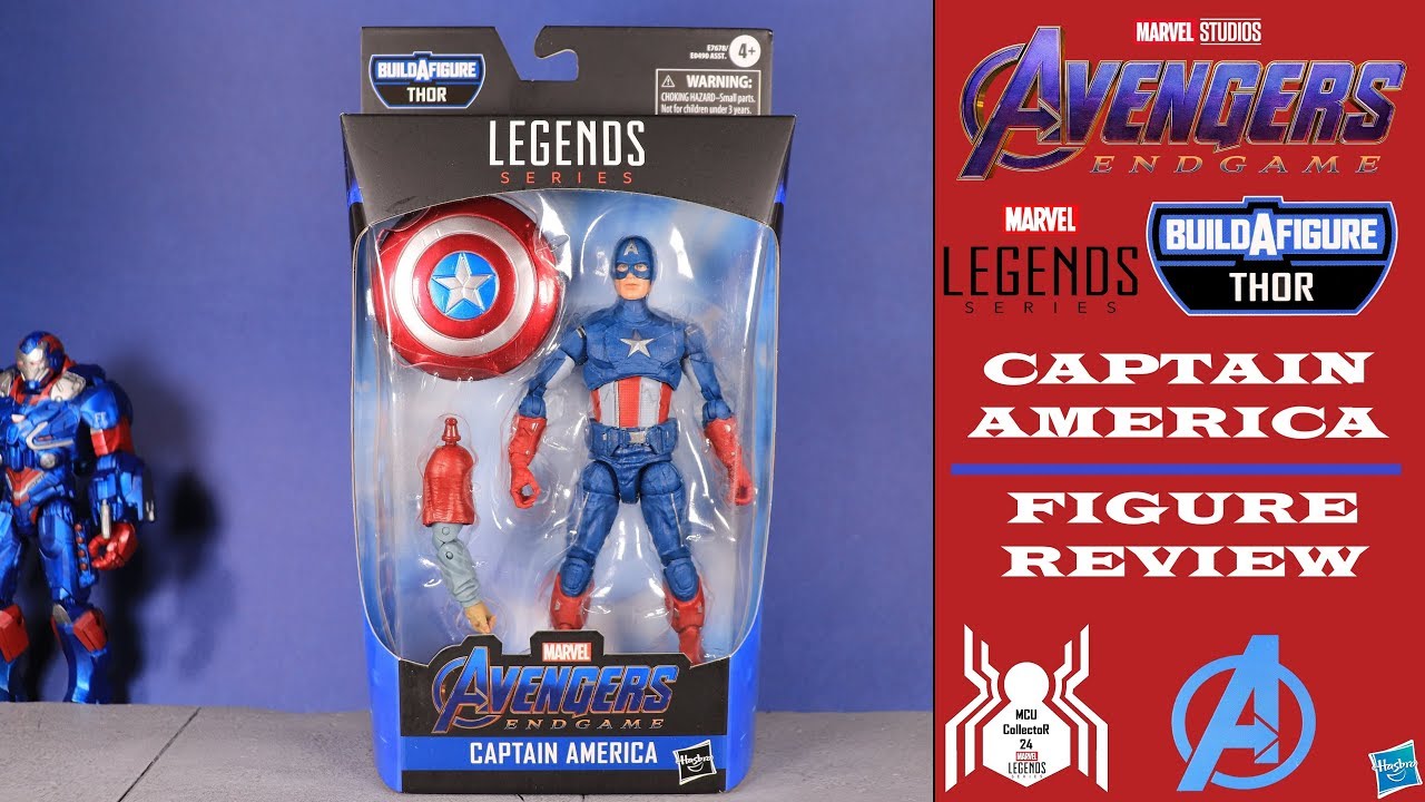 Marvel Legends CAPTAIN AMERICA Avengers Endgame Bro Thor BAF Wave Figure Review