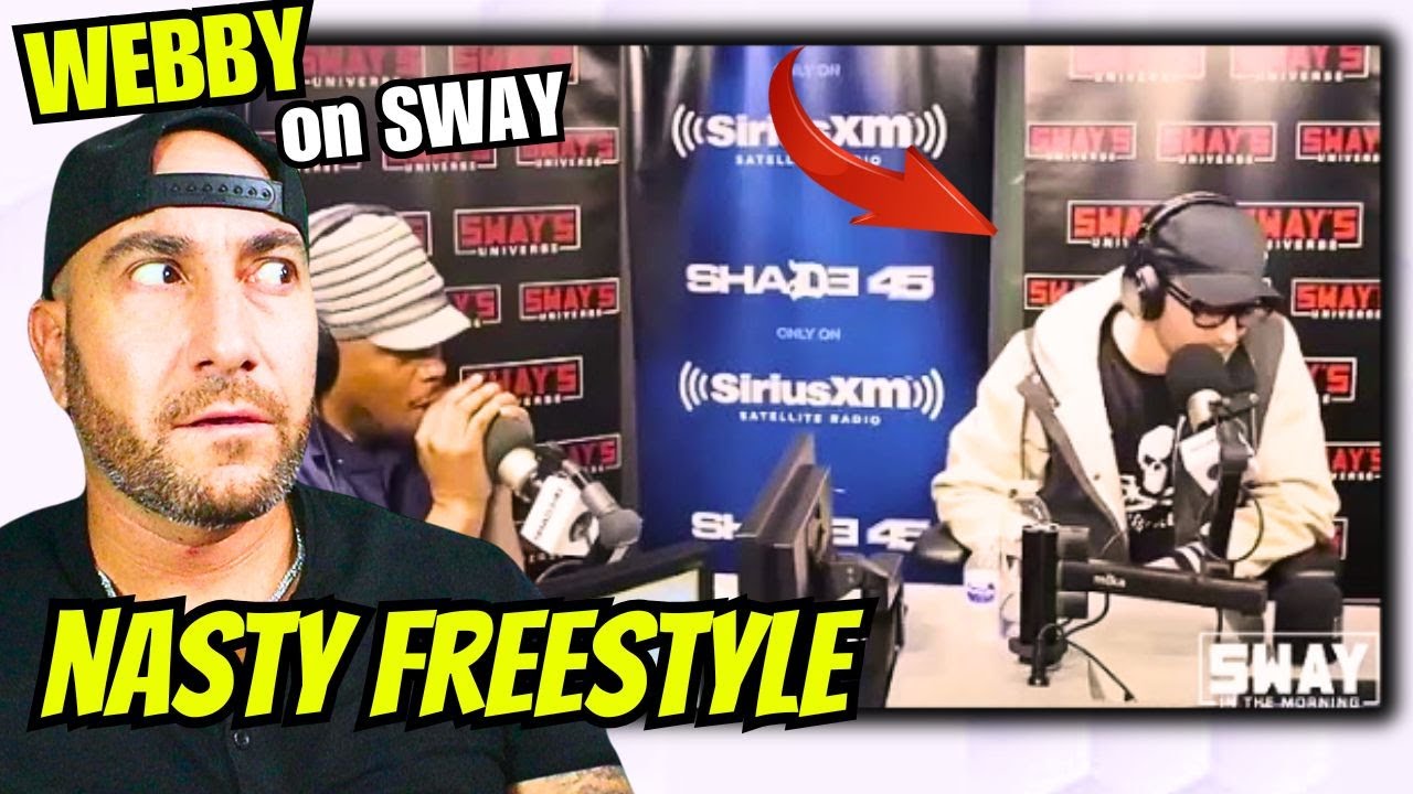 Chris Webby freestyle on Sway in the Morning | (reaction)