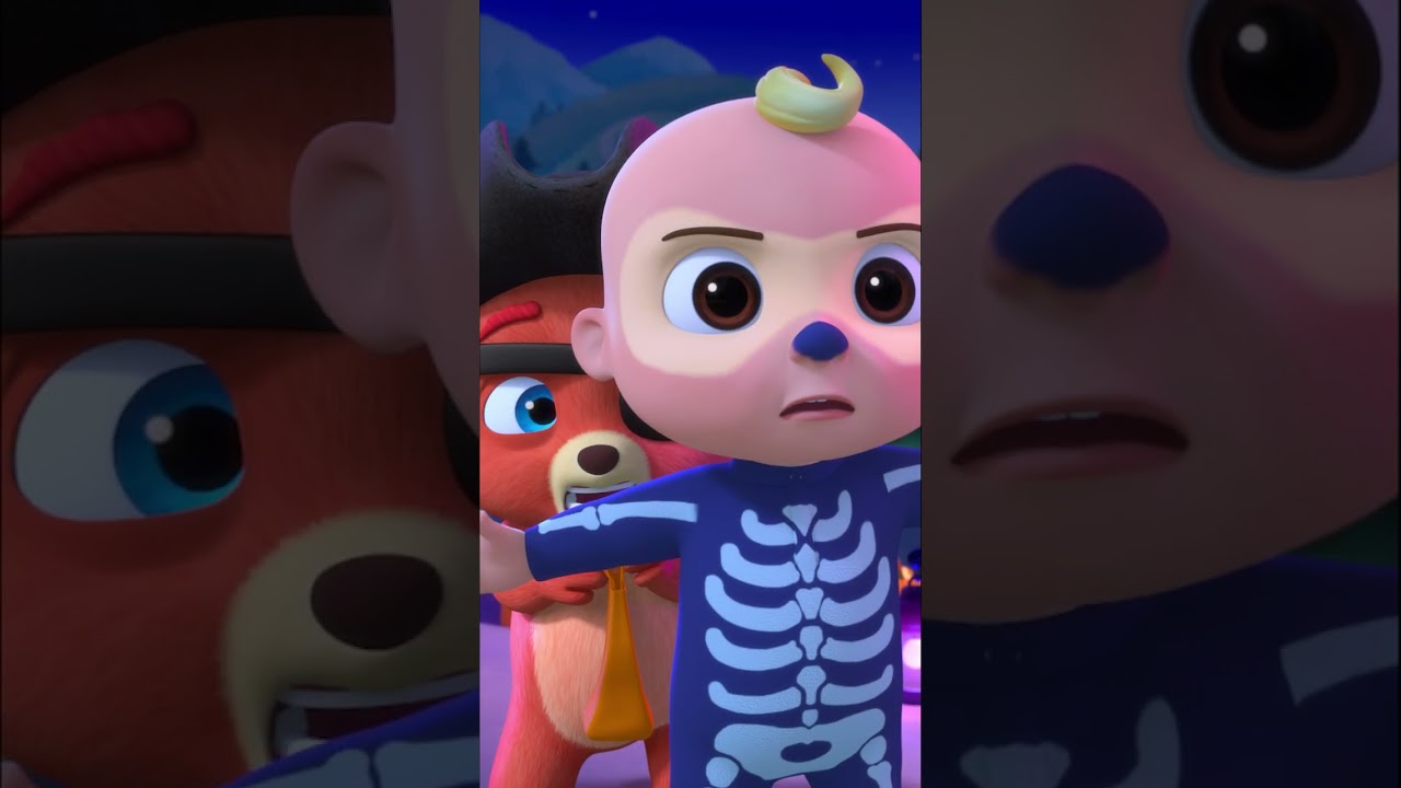 BOOOOOO! 👻 CoComelon Creepy Nursery Rhymes & Fun Adventures #kids #shorts