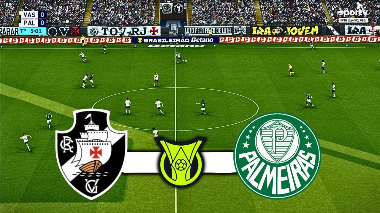 Vasco x Palmeiras | Brasileirão 2026 | Efootball 2026