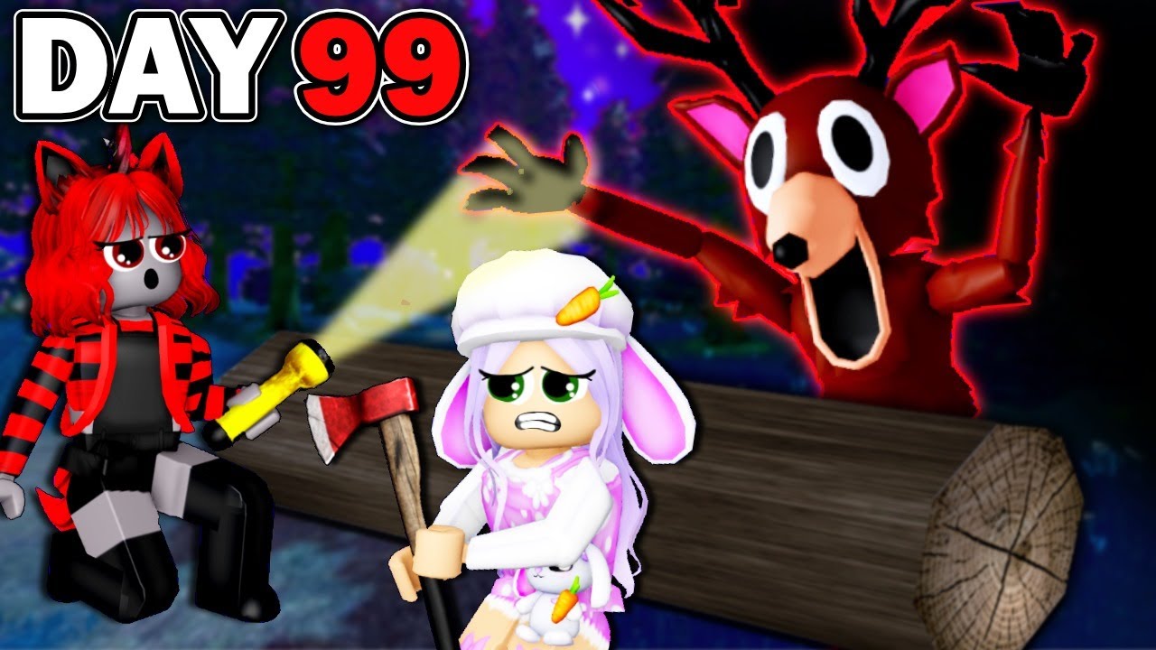 99 NIGHTS In The FOREST With Moody! (Roblox)