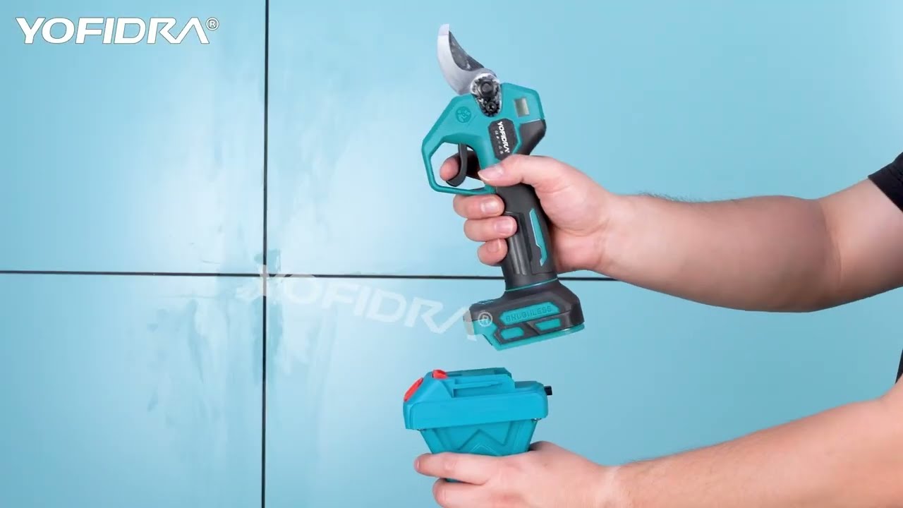 Revolutionize Your Garden with YOFIDRA 3-in-1 Brushless Electric Pruner | Power, Safety & Reach!