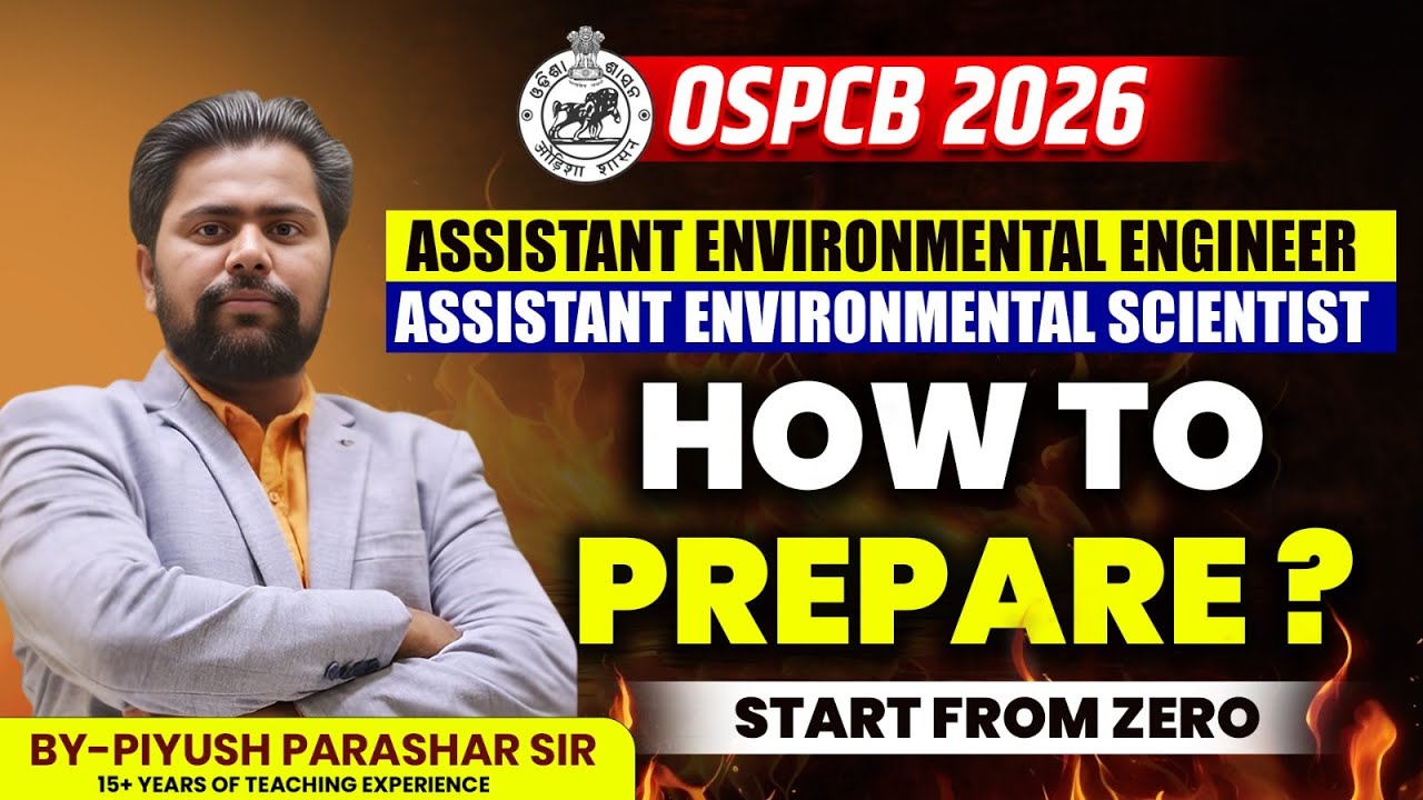 OSPCB RECRUITMENT AEE/AES 2026 || HOW TO PREPARE FROM ZERO LEVEL FOR OSPCB AEE || STUDY MATERIAL