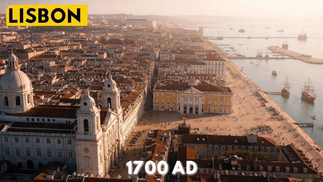 Lisbon in 1700s (AI Reconstruction)