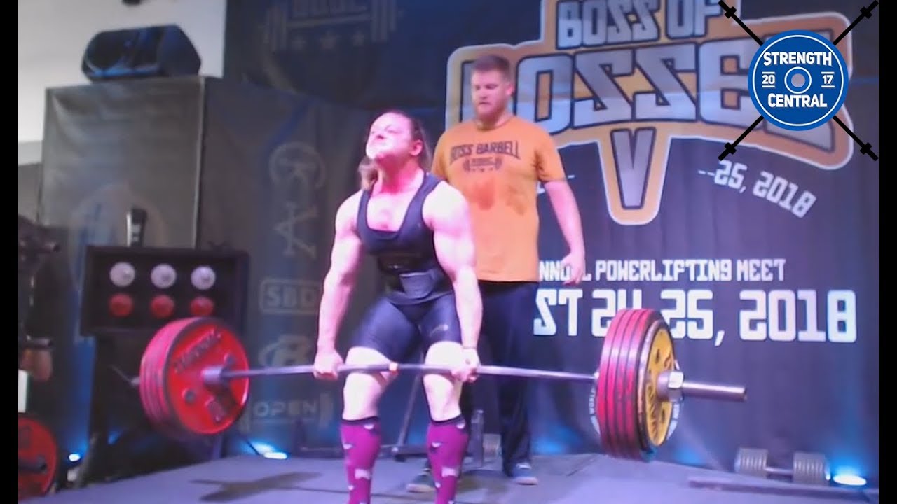 Kristy Hawkins - 2nd Place Raw - All Time World Record Total 625 kg/1377.8 lbs - Boss Of Bosses 5